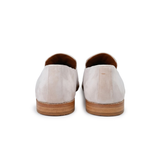 Men's Royal Grey Embroidered Loafers – Premium Ethnic Slip-Ons