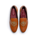 Jarjodi Crest Tan Loafer