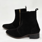 Velvet Chelsea boot