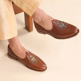 Jarjodi Crest Tan Loafer