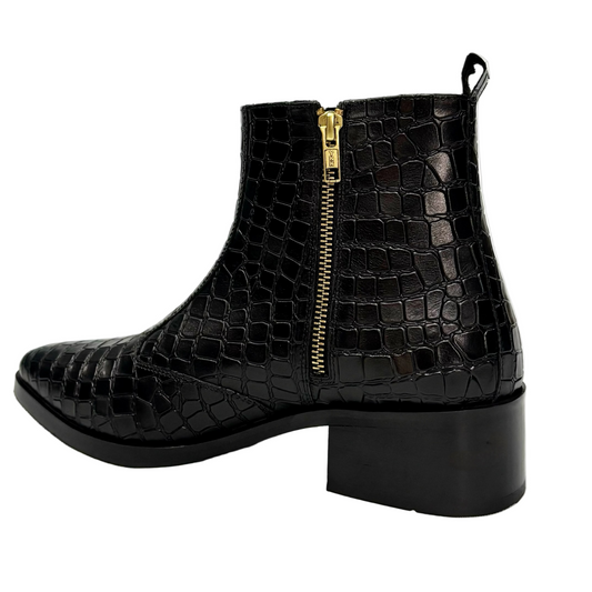 Man's Black Ankle Boot
