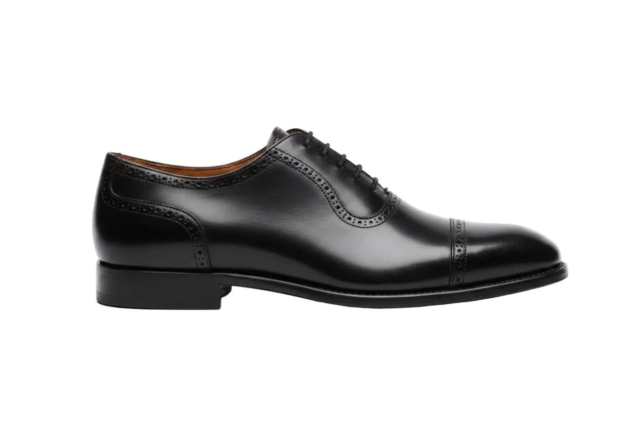 RegalStep Premium Men's Tan Leather Oxford Shoes