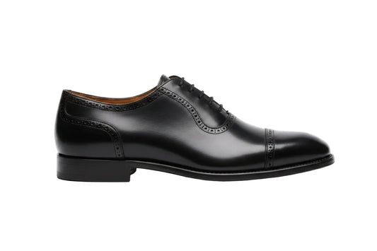 RegalStep Premium Men's Tan Leather Oxford Shoes