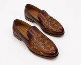Premium Handcrafted Leather Mojris – Traditional Wedding & Festive Loafers