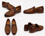 Premium Handcrafted Leather Mojris – Traditional Wedding & Festive Loafers