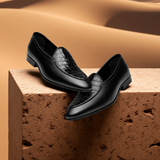 Men's Handcrafted Tan Leather Penny Loafers
